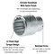 Teng Tools 3/4 in Drive SOCKET, 12PT, SAE, M340130-C M340130-C - alternate 4